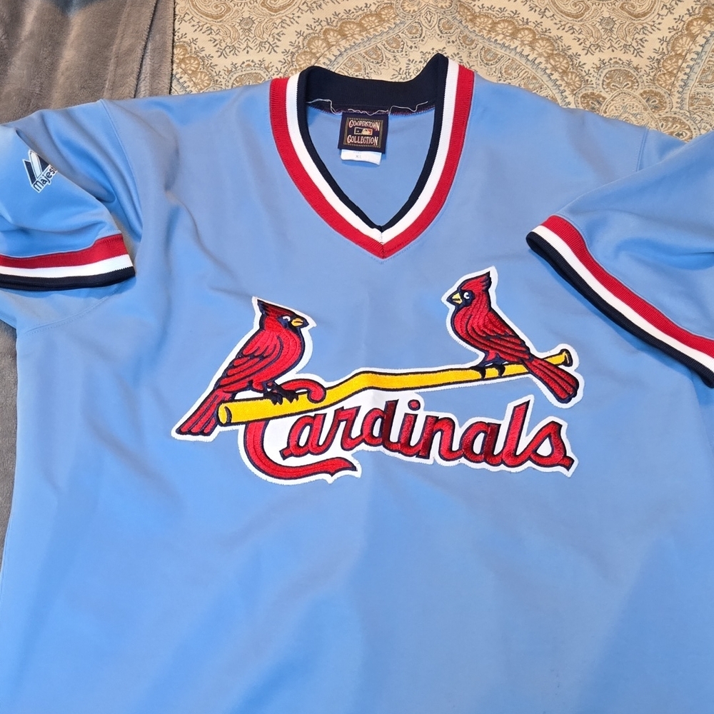 Light Blue Cardinals Jersey Cooperstown Collection